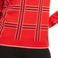 Charter Club Women's Plaid Knit Sweater Red Size Petite XL
