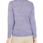 Karen Scott Women's Point Collar Sweater Lavander Size -Petite L