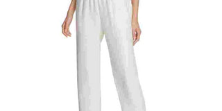 DKNY Women's Cropped Pants White Size X-Large