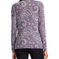 Ralph Lauren Women's Long Sleeve Blouse Top Purple Size Large