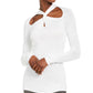 Michael Kors Women's Twisted Sweater White Size Small