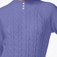 Karen Scott Women's Petite Cable-Knit Sweater  PurPetite Largee Size Petite Large