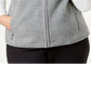 Karen Scott Women's Fleece Zip Front Vest Smoke Blue Size Petite S