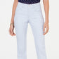 Style & Co Women's Tummy-Control Straight-Leg Jeans Blue Size 6