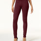 Style & Co Women's Petite Seam-Front Ponte-Knit Leggings Purple Petite Medium