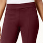 Style & Co Women's Petite Seam-Front Ponte-Knit Leggings Purple Petite Medium