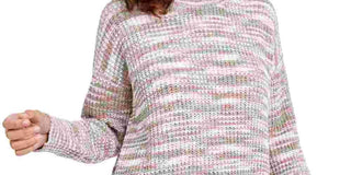 Hippie Rose Women's Green Printed Long Sleeve Turtle Neck Blouse Sweater Green Multi Size X-Large