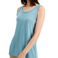 Alfani Women's Solid Scoop-Neck Tank Top Green Size XX-Large
