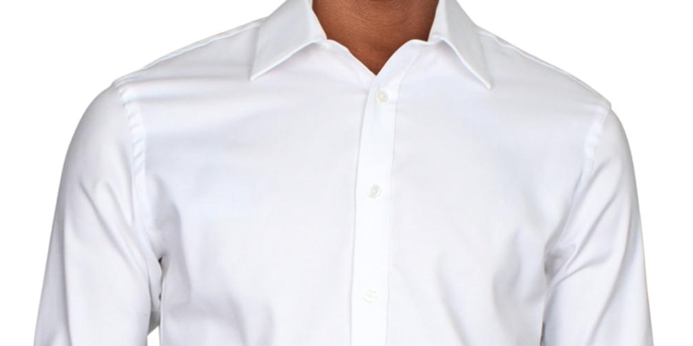 Tommy Hilfiger Men's Athletic Fit Office Button Down Shirt White Size XL