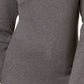 Karen Scott Women's Cotton Mock-Neck Top Charcoal Size Large