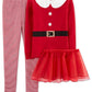 Carter's Girls 3pc. Tutu Santa Pajama Set Red Size 6