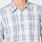 Quiksilver Men's Snap Jam Plaid Shirt Gray Size Medium