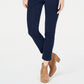 Style & Co Women's Petite Tummy Control Corduroy Pants Navy Size 6P