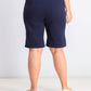 Charter Club Women's Navy Pocketed Shorts Blue Size 8