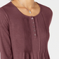 Style & Co Women's Long-Sleeve Pintuck Top Purple Size X-Small