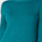 Karen Scott Women's Textured Tunic Sweater Teal Size L