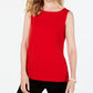 Charter Club Women's Boat Neckline Top Red Size Large
