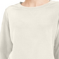 Karen Scott Women's Microfleece Top Eggshell Size Petite L