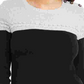 Charter Club Women's Petite Lurex Knit Sweater  Gray Petite Small
