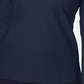 Karen Scott Women's Sport Lace-Up Sweatshirt  Navy Size Medium