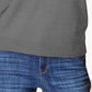 Karen Scott Women's Zip Back Mock Neck Sweater Gray Size X-Small