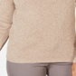 Karen Scott Women's Ribbed Knit Cotton Turtleneck Sweater Brown Size Petite