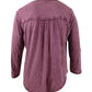 Style & Co Women's Cotton Embroidered Top Purple Size Petite M