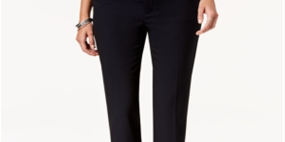 Charter Club Women's Slim Leg Ankle Pants Blue Size 6 Petite