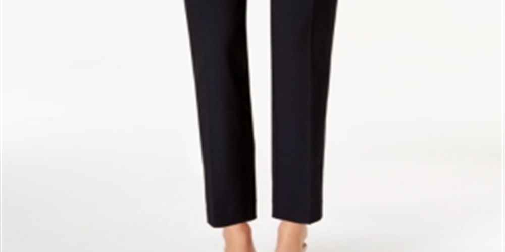 Charter Club Women's Slim Leg Ankle Pants Blue Size 6 Petite