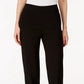 Alfred Dunner Women's Classics Allure Pull On Slim Leg Pants Black Size 16S
