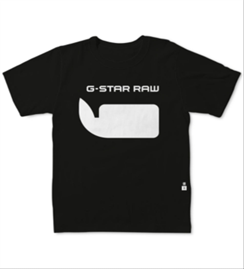 G Star Raw Men's Graphic Print T Shirt Black Size M
