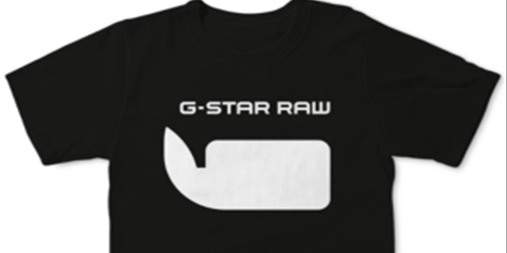 G Star Raw Men's Graphic Print T Shirt Black Size M