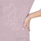 Sanctuary Women's Ribbed Scoop Neck Top Pink Size Medium