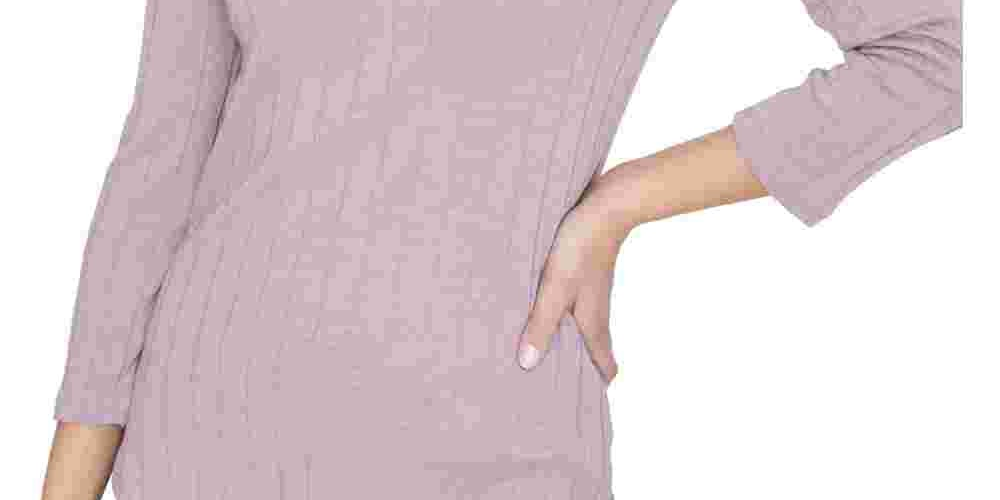 Sanctuary Women's Ribbed Scoop Neck Top Pink Size Medium