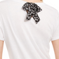Maison Jules Women's Tie Back Solid T Shirt  White Size X-Large