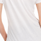 Maison Jules Women's Tie Back Solid T Shirt  White Size X-Large