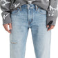 Levi's Men's Slim Taper Fit Ripped Jeans Blue Size 36x30