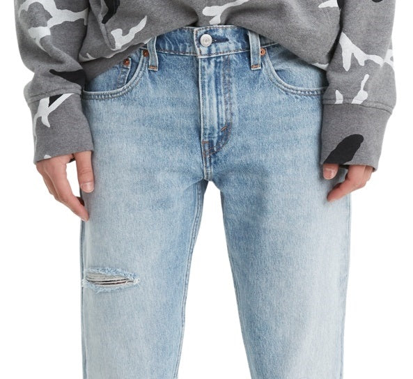 Levi's Men's Slim Taper Fit Ripped Jeans Blue Size 36x30