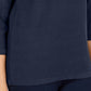 Karen Scott Women's 3/4 Sleeve Sweater Blue Size Small