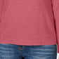 Karen Scott Women's Zip Back Mock Neck Sweater Pink Size X-Large