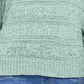 Style & Co Women's Tape Yarn Pullover Sweater Green Size Petite Smal