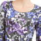 Karen Scott Women's Printed Scoop-Neck Top Purple Size Small
