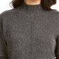 Karen Scott Women's Mock Neck Shimmer Sweater Gray Size Medium