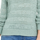 Style & Co Women's Tape Yarn Pullover Sweater Green Size Petite X-Small
