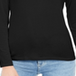 Style & Co Women's Mock Neck Top Black Size Petite M