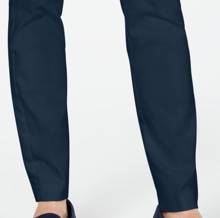 Charter Club Women's Chelsea Stretch Twill Skinny Pants Blue Size 14 Petite