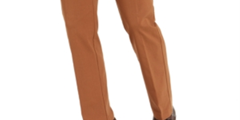Tommy Hilfiger Men's Modern Fit THFlex Stretch Comfort Dress Pants Brown Size 36X30