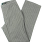 Ralph Lauren Women's Quartilla Wool Blend Striped Straight Leg Pants Gray Size 12