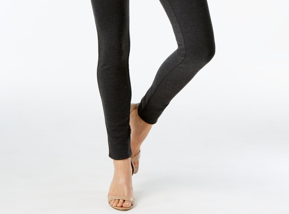 INC International Concepts Women's Seamless Leggings Gray Size 0 Petite