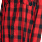 Sanctuary Women's Plaid Long Sleeve Collared Button Up Top Red Size Large
